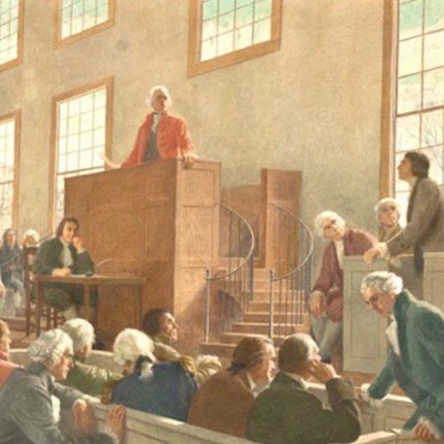 John Hancock Proposing the Addition of the Bill of Rights to the Federal Constitution